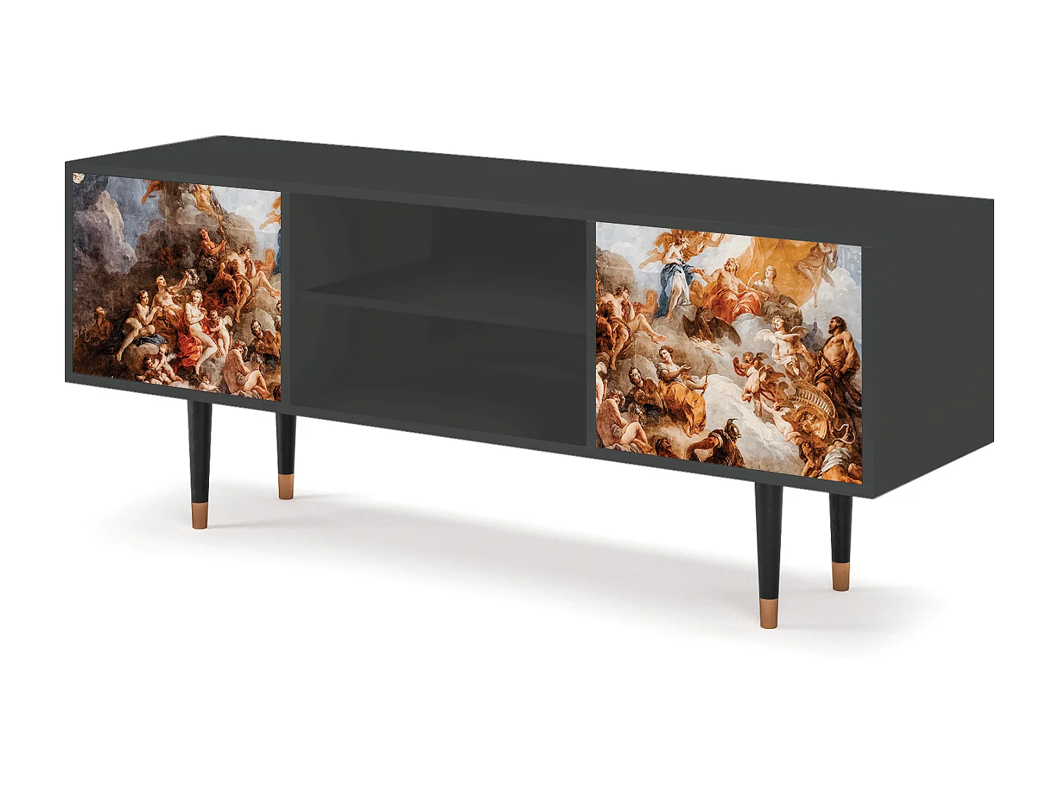 TV-Möbel - 170х69х48 cm - T2 - Versailles, Anthrazit
