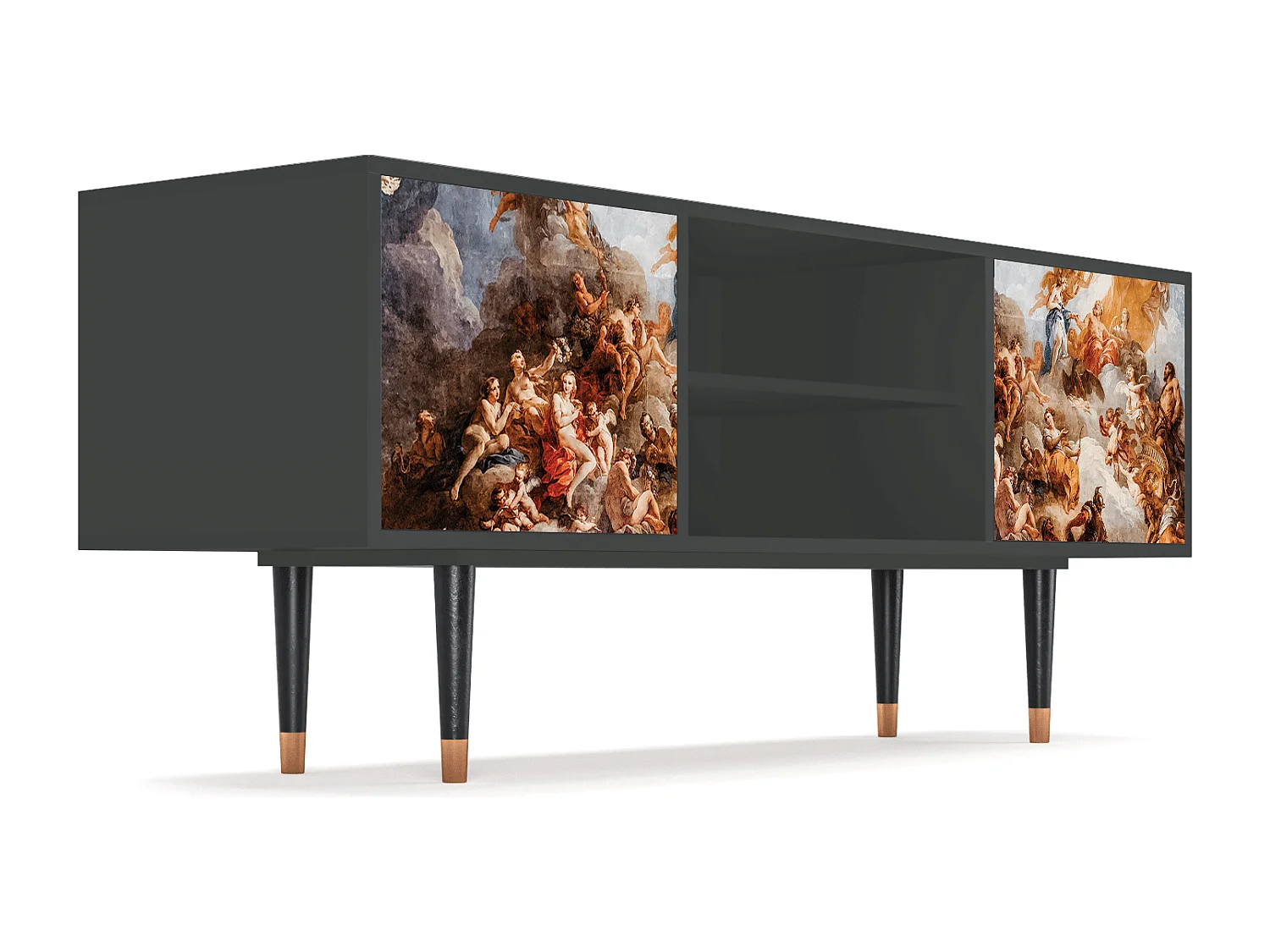 TV-Möbel - 170х69х48 cm - T2 - Versailles, Anthrazit