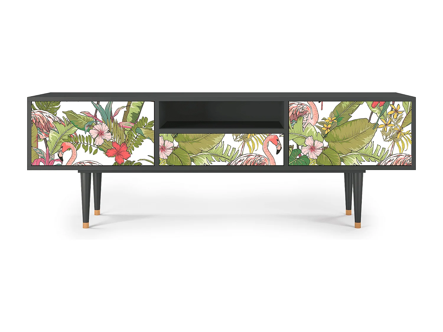 Meuble TV - 170х59х41 cm - T6 - Sweet Flamingo, Anthracite
