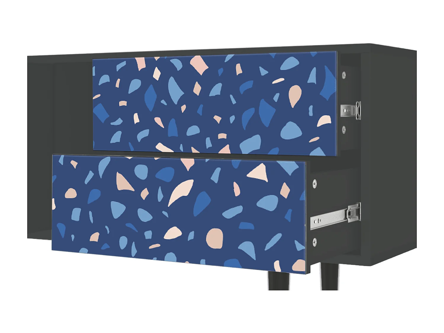 Mobile TV - 170х69х48 cm - T1 - Soap Whirpool, Antracite