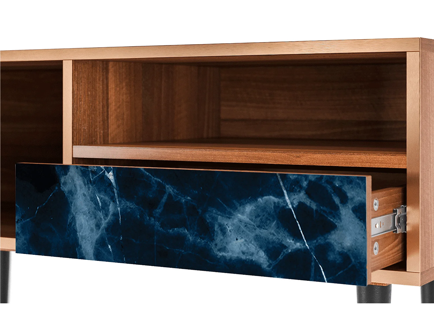 Meuble TV - 115х59х48 cm - T3 - Deep Ocean, Noyer