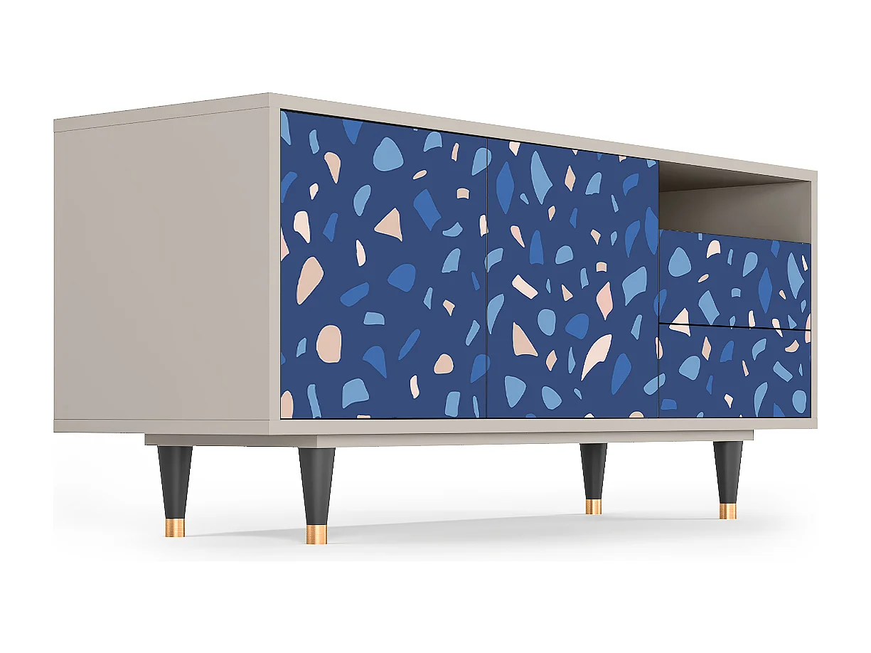 Meuble TV - 125х56х41 cm - T7 - Soap Whirpool, Sable