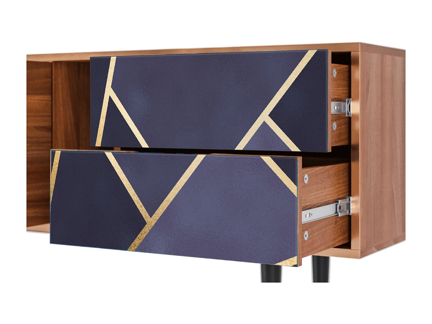 Meuble TV - 170х69х48 cm - T1 - The Amethyst, Noyer