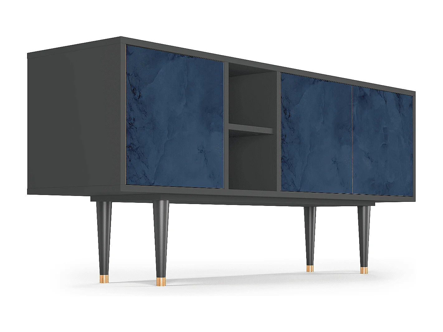 Mobile TV - 150х69х41 cm - T5 - Endless Galaxi, Antracite