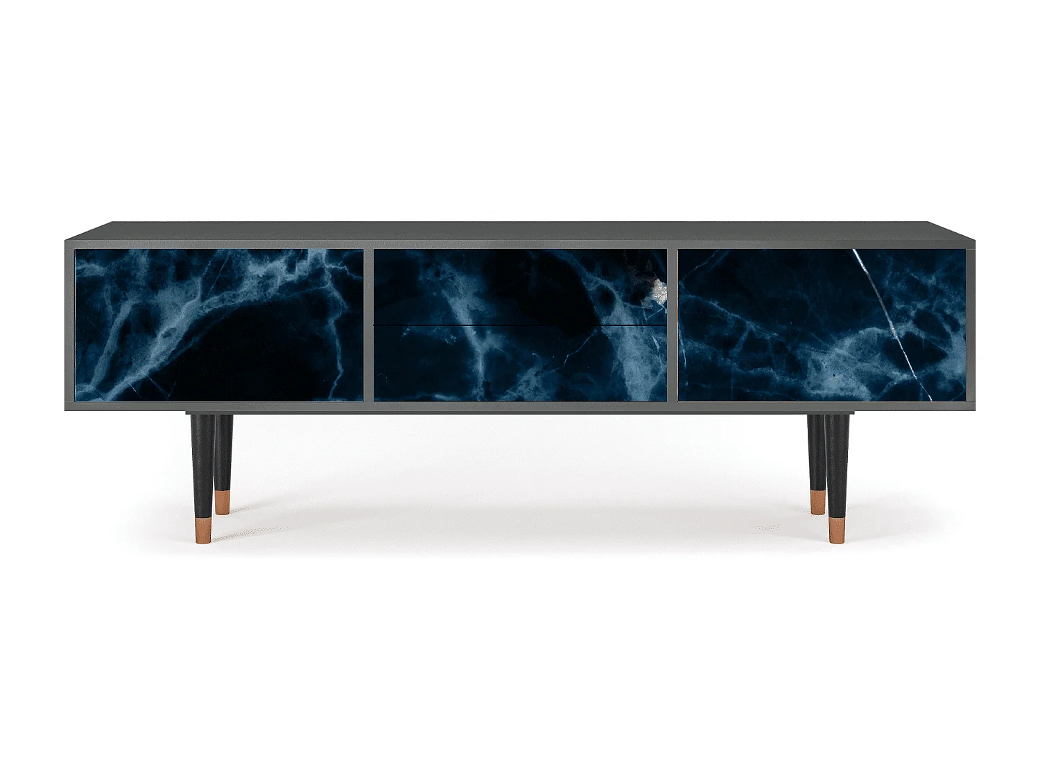 Mobile TV - 170х59х48 cm - T4 - Deep Ocean, Antracite