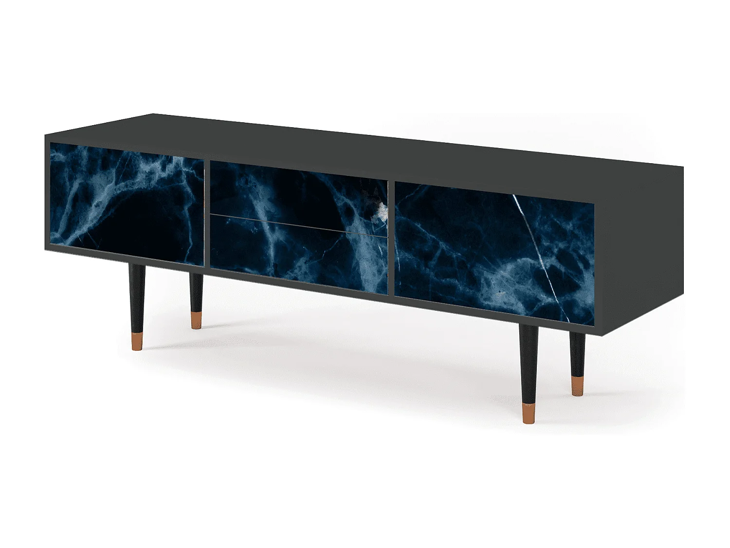 Mobile TV - 170х59х48 cm - T4 - Deep Ocean, Antracite