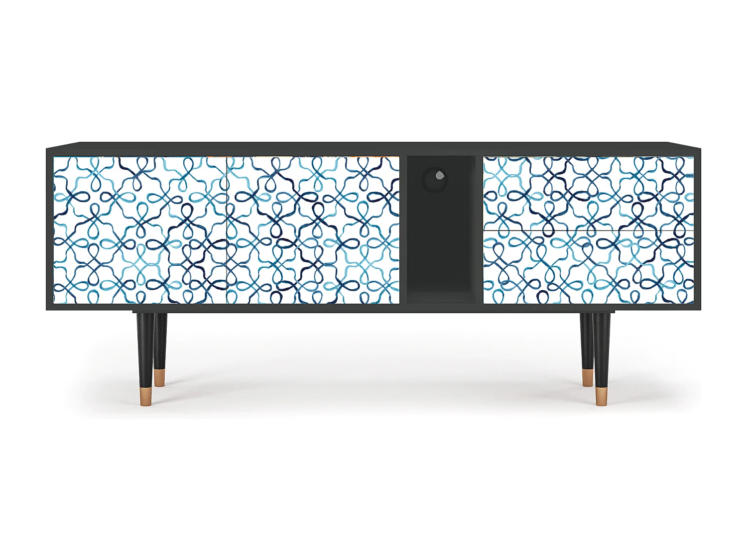 Meuble TV - 170х69х48 cm - T1 - Marine Strings, Anthracite