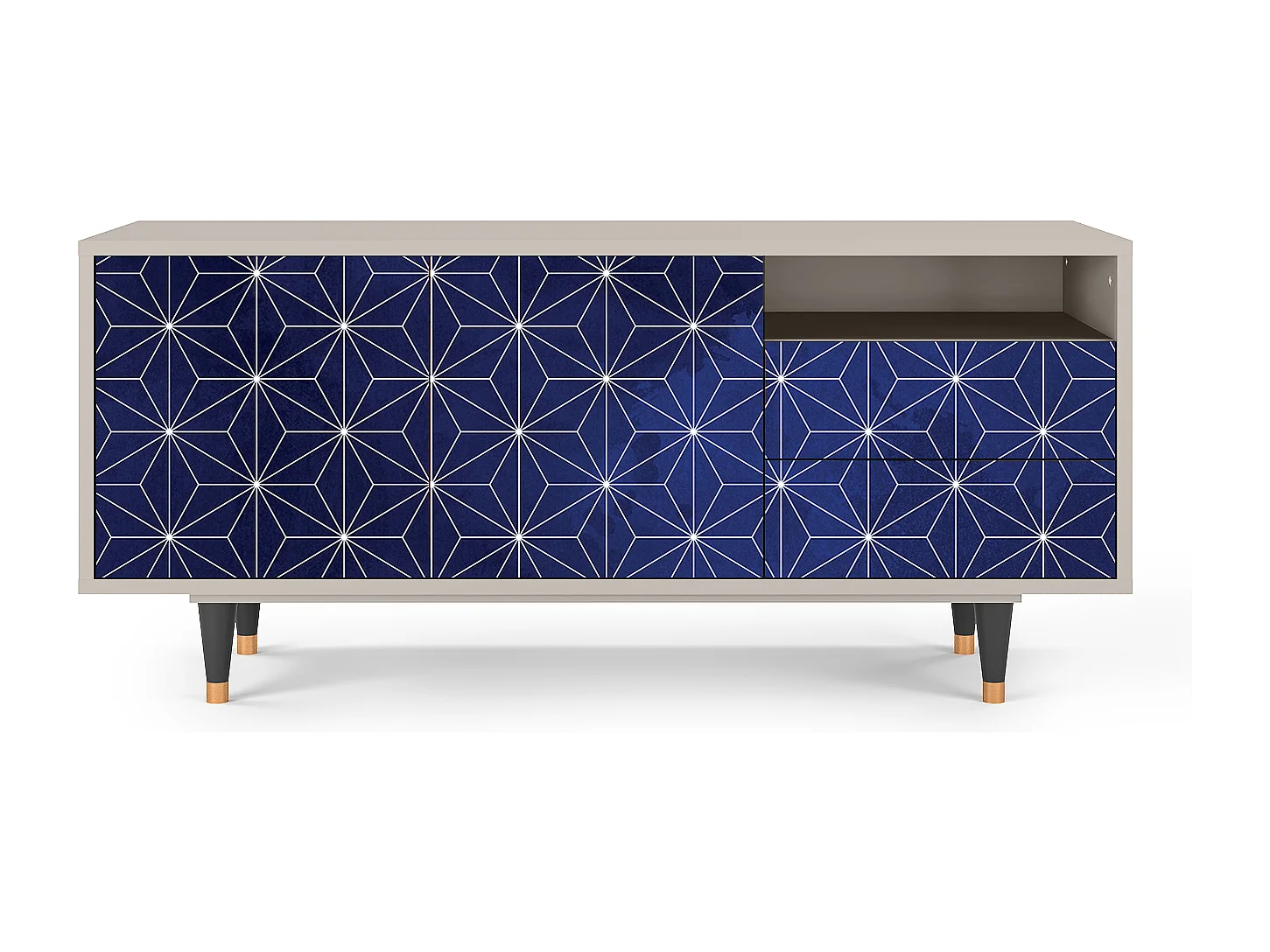 Mobile TV - 125х56х41 cm - T7 - Milky Way, Sabbia