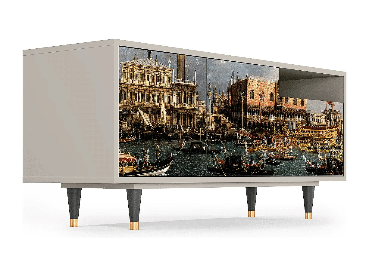 TV-Möbel - 125х56х41 cm - T7 - The Bucintoro, Sand