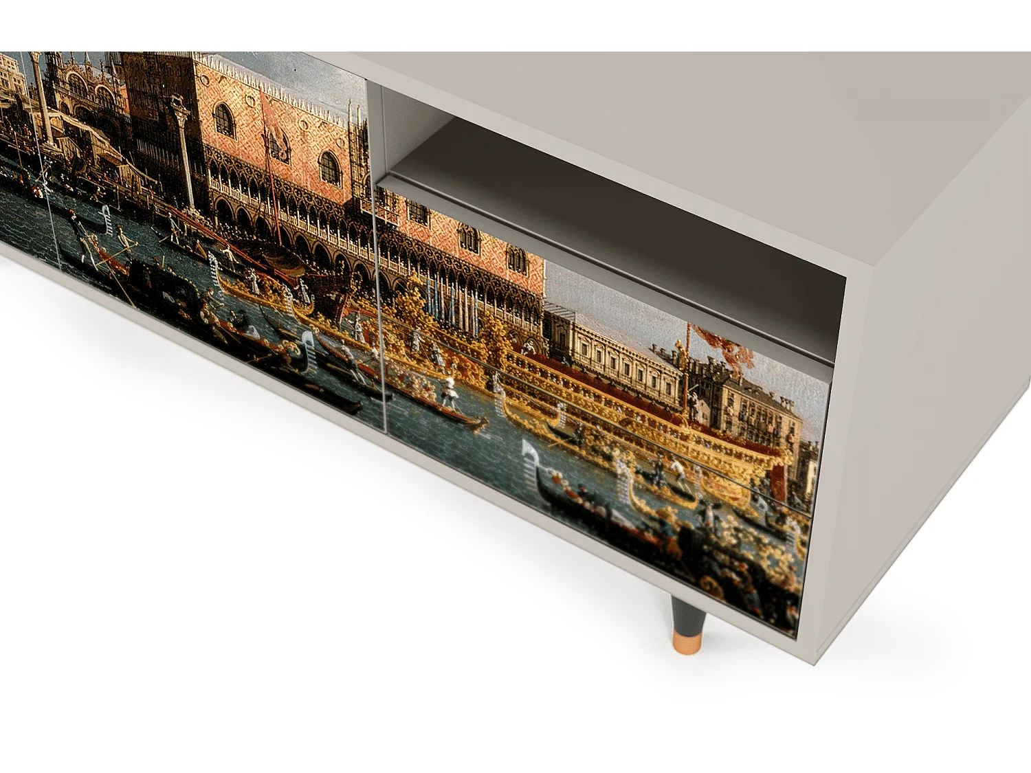 TV-Möbel - 125х56х41 cm - T7 - The Bucintoro, Sand