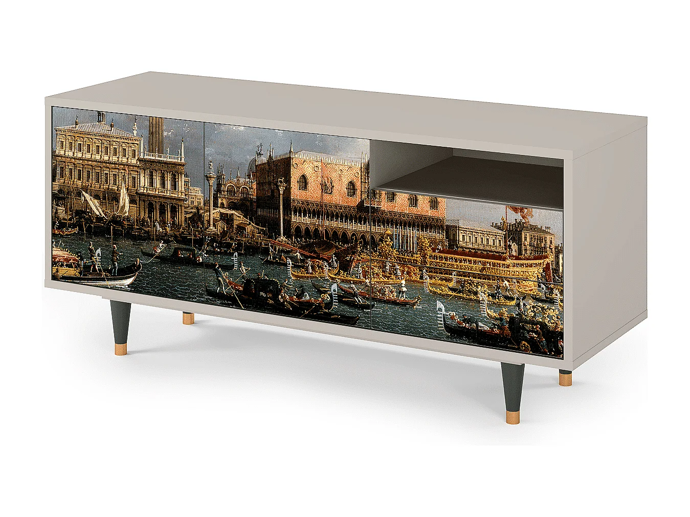 Meuble TV - 125х56х41 cm - T7 - The Bucintoro, Sable