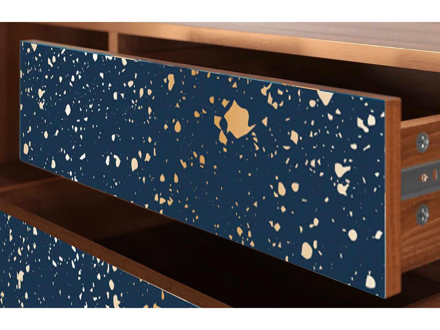 Mobile TV - 170х59х48 cm - T4 - Starfall, Noce