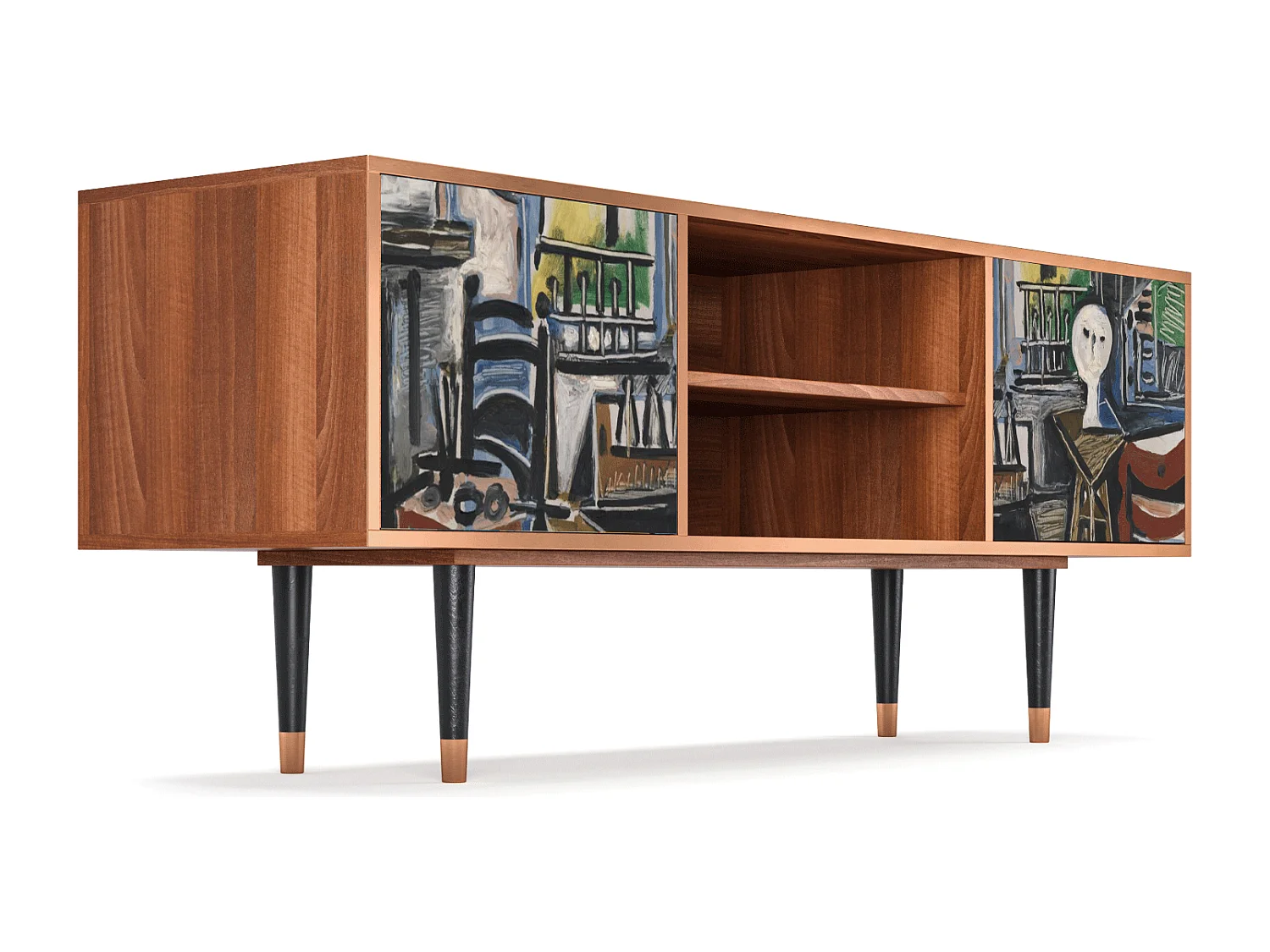 Mueble de TV - 170х69х48 cm - T2 - The Studio , Nogueira