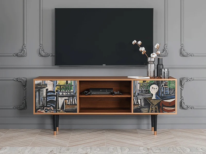 TV-Möbel - 170х69х48 cm - T2 - The Studio , Walnuss