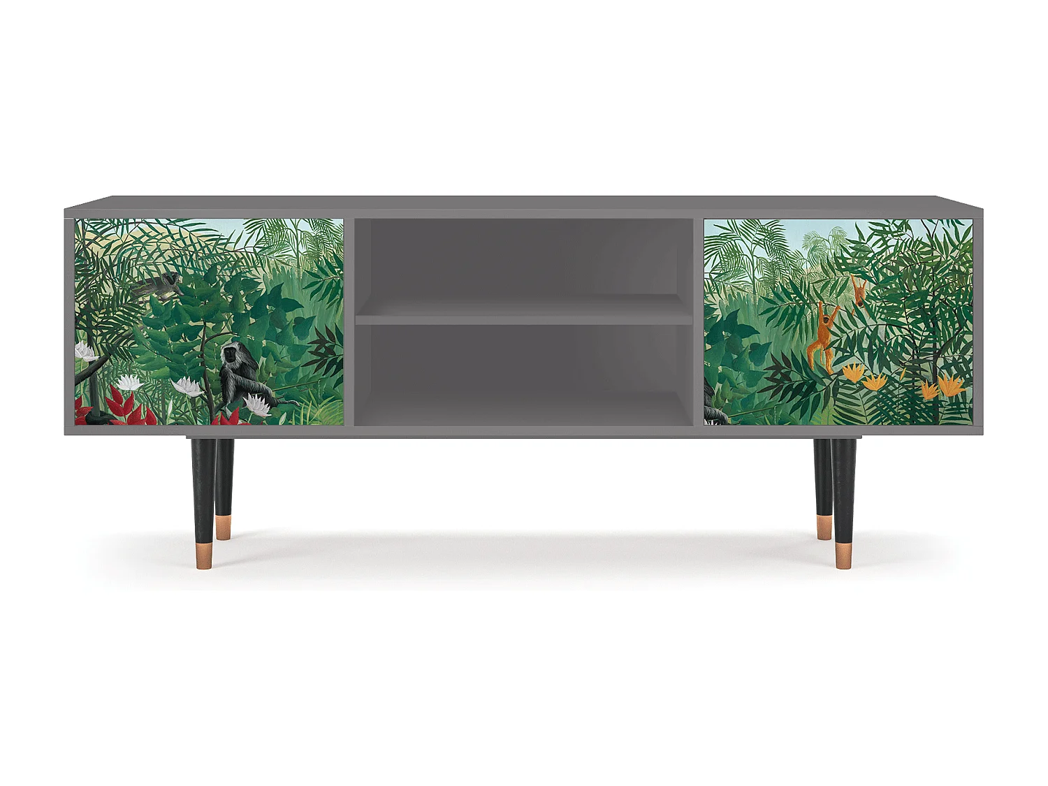 Mobile TV - 170х69х48 cm - T2 - Jungles in Paris, Grigio