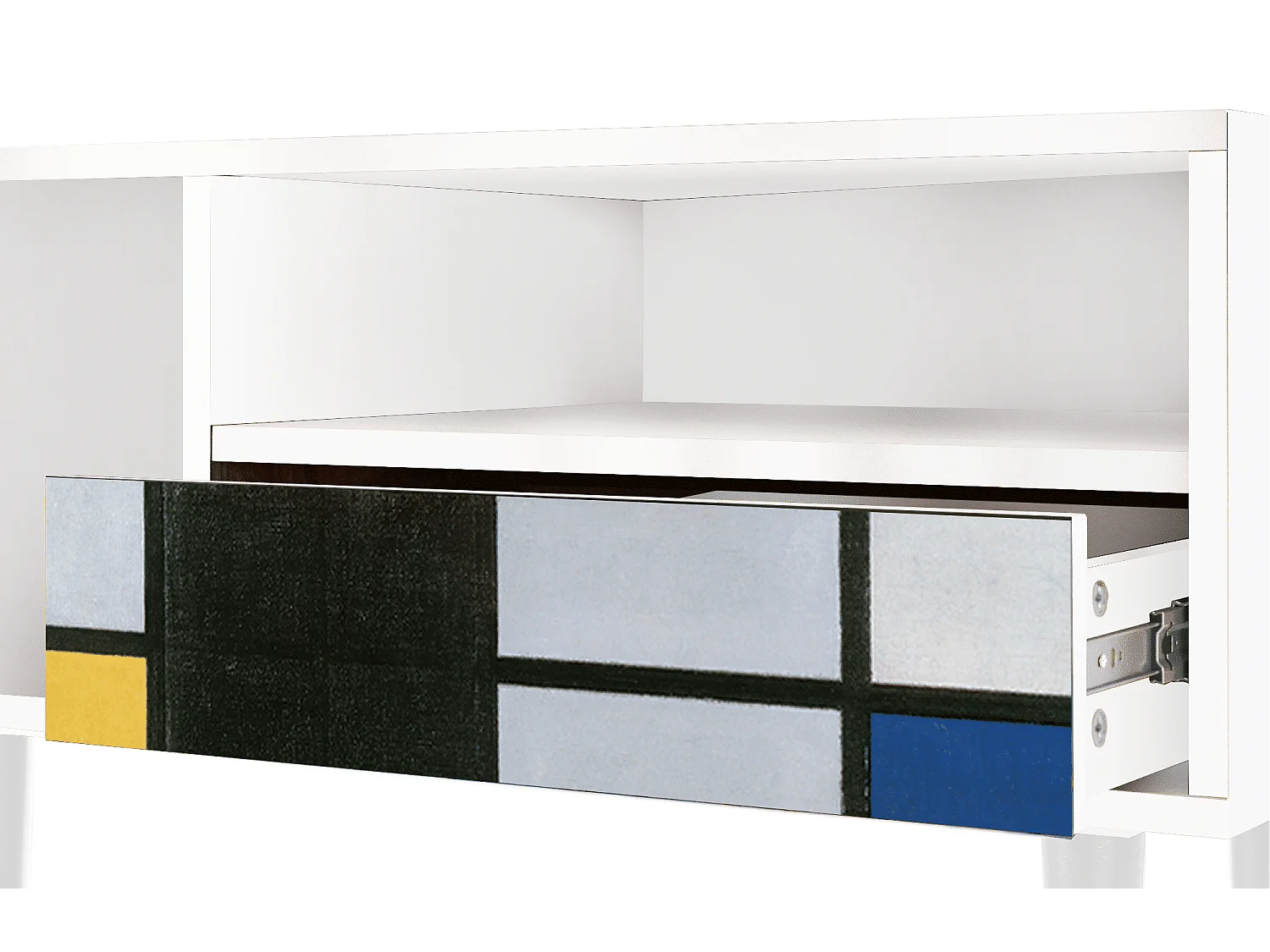 Szafka RTV - 115х59х48 cm - T3 - Composition, Biały