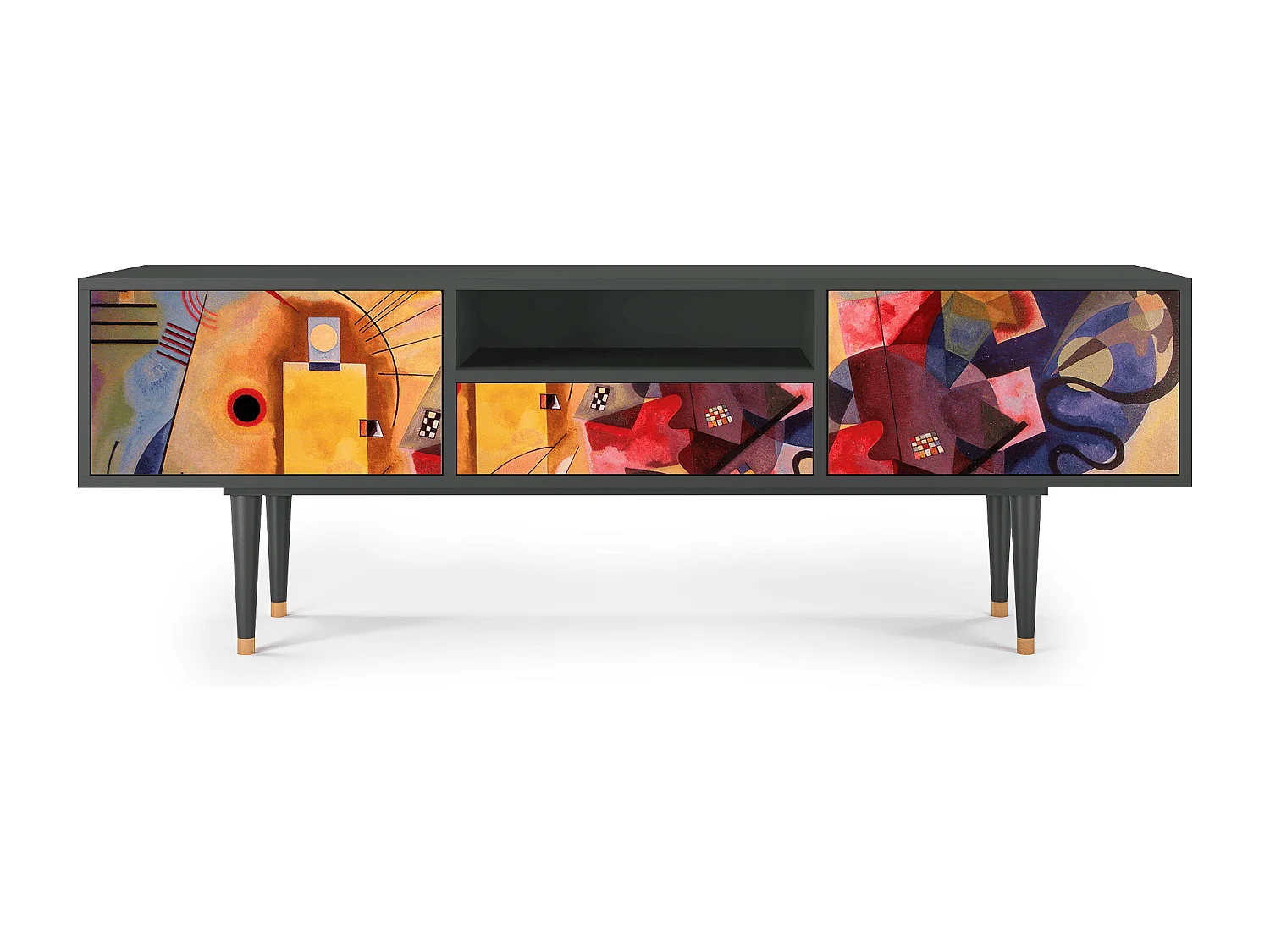 Meuble TV - 170х59х41 cm - T6 - Modern Art, Anthracite