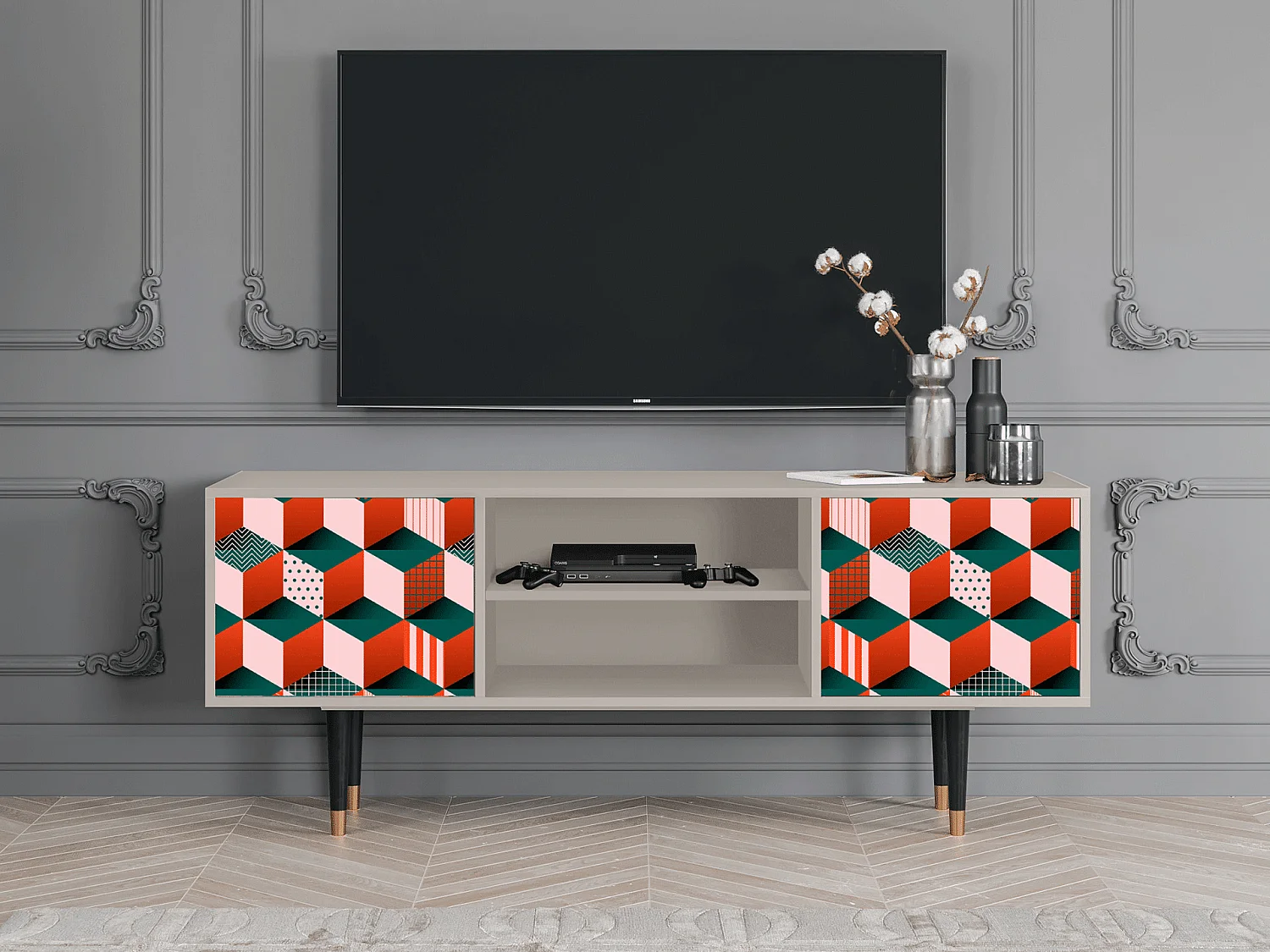 Mobile TV - 170х69х48 cm - T2 - Pepsi-Cola, Sabbia