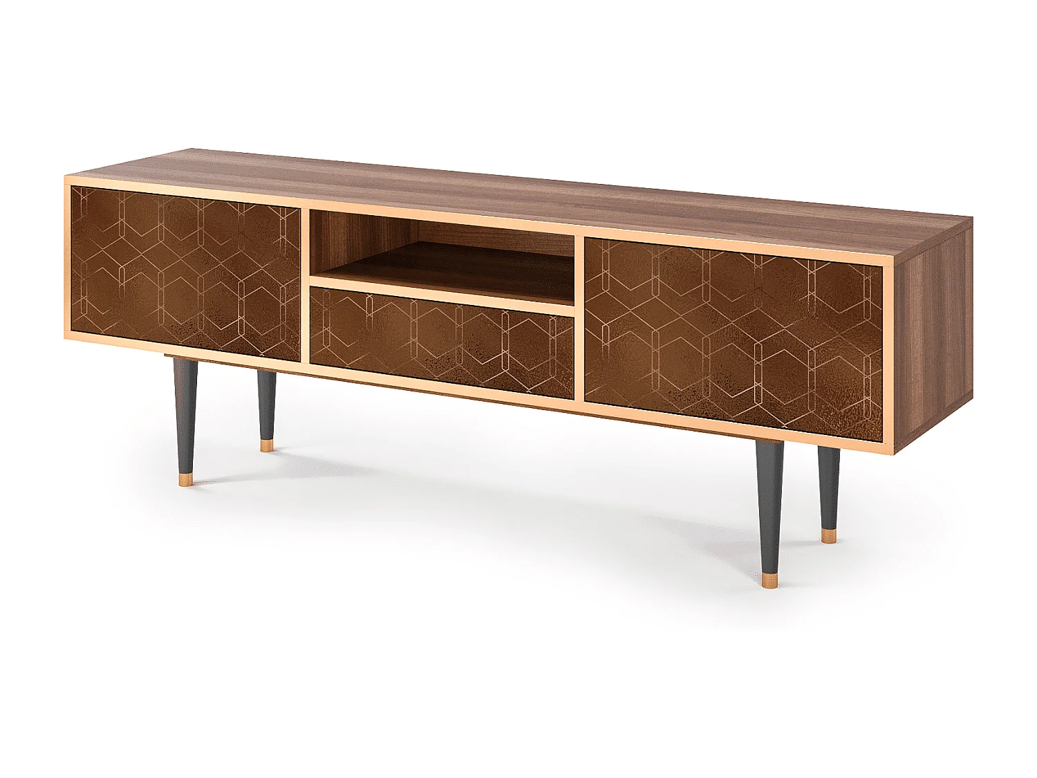 Mobile TV - 170х59х41 cm - T6 - Chocolate Bar, Noce