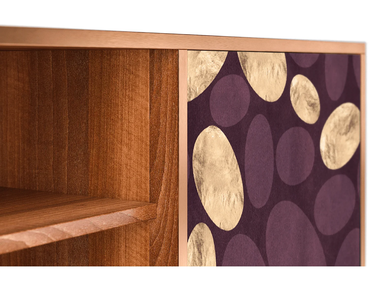 Meuble TV - 170х69х48 cm - T2 - Fine Wine, Noyer