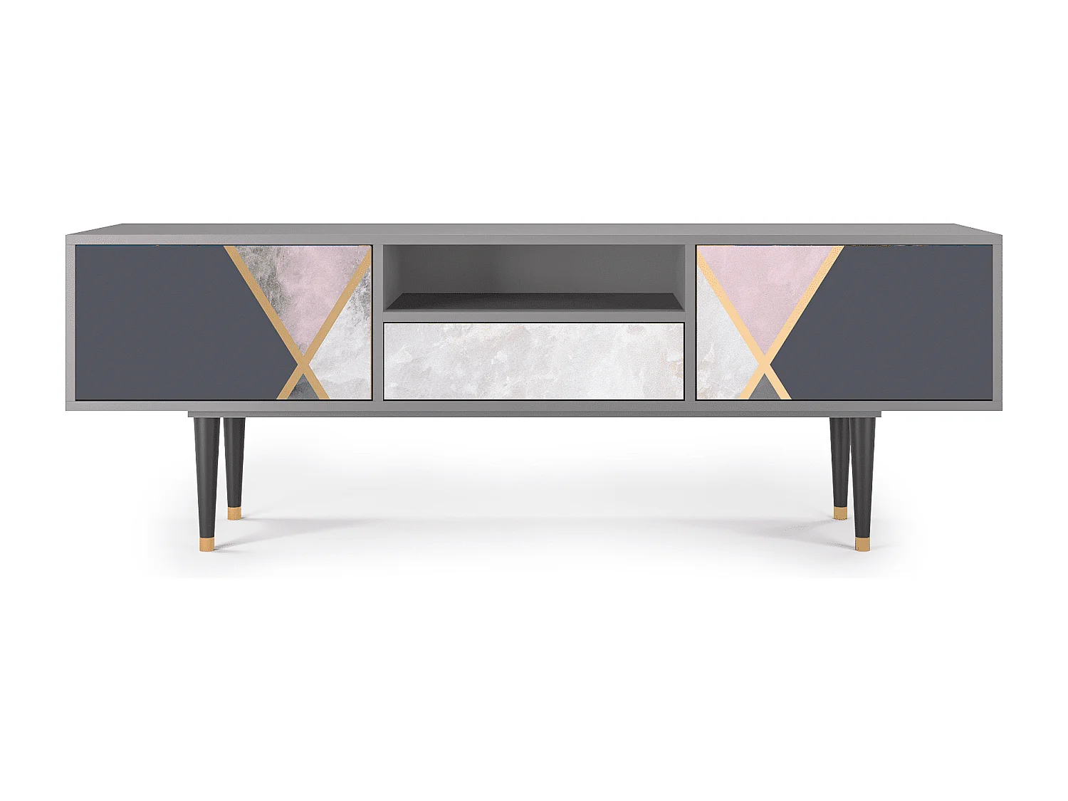 TV-meubel - 170х59х41 cm - T6 - Ideal Harmony, Grijs