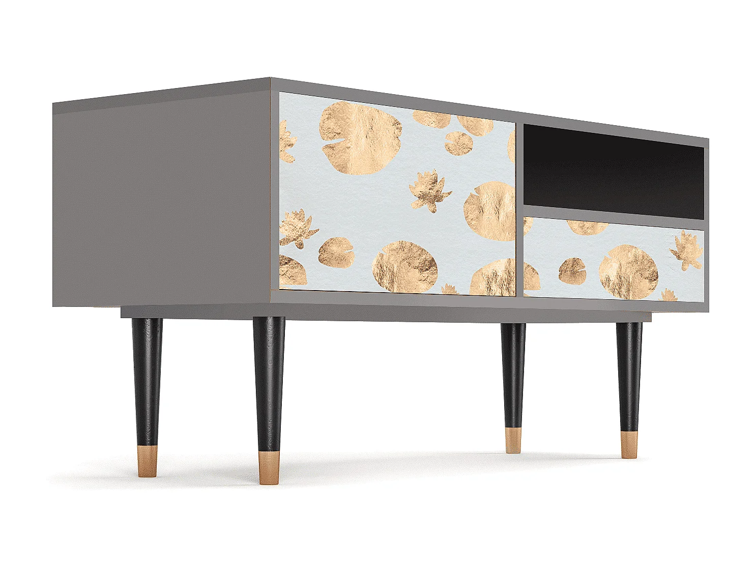 TV-Möbel - 115х59х48 cm - T3 - Blue Giraffe, Grau