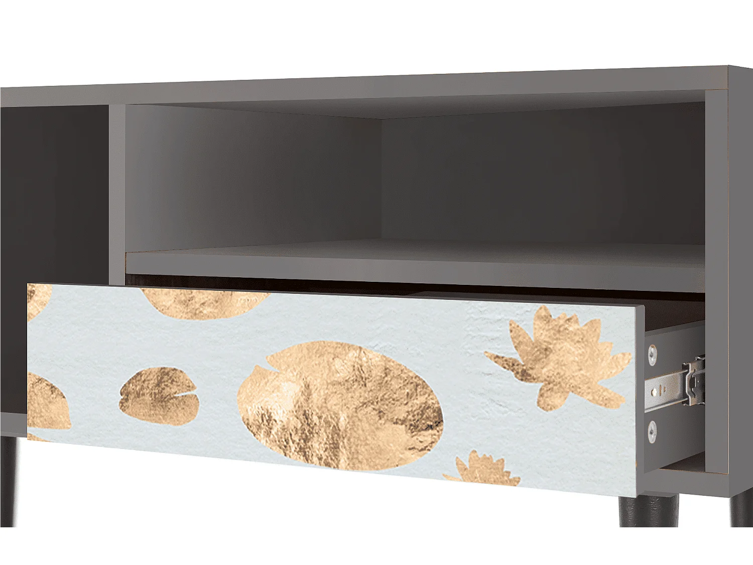 TV-Möbel - 115х59х48 cm - T3 - Blue Giraffe, Grau