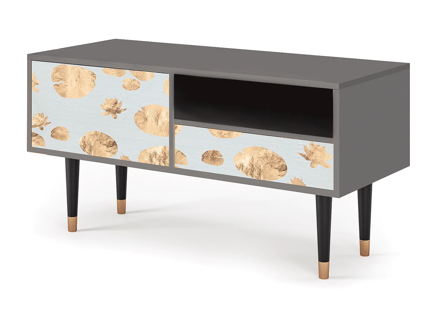 TV-Möbel - 115х59х48 cm - T3 - Blue Giraffe, Grau
