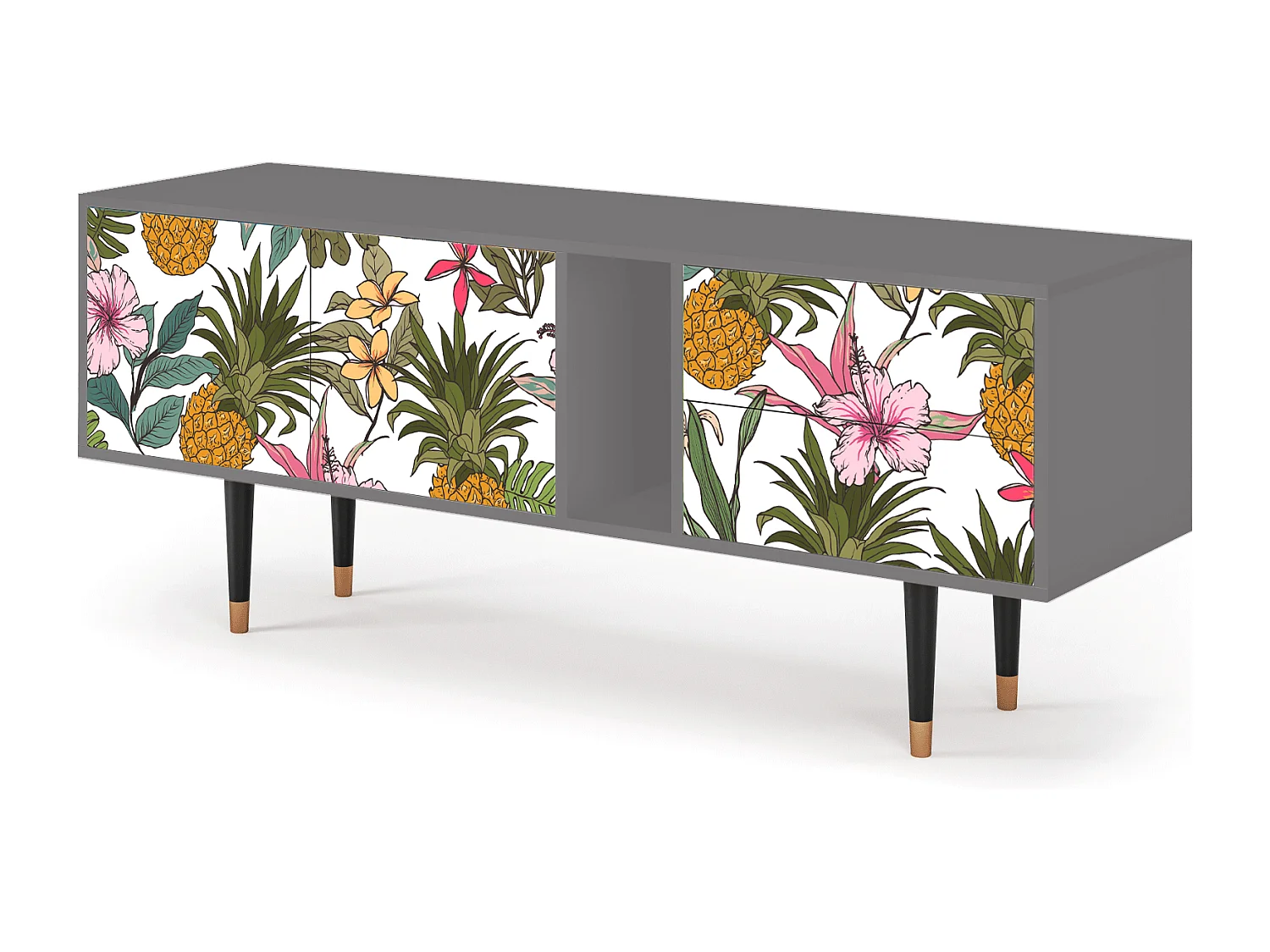 Mueble de TV - 170х69х48 cm - T1 - Estival Fruit, Gris