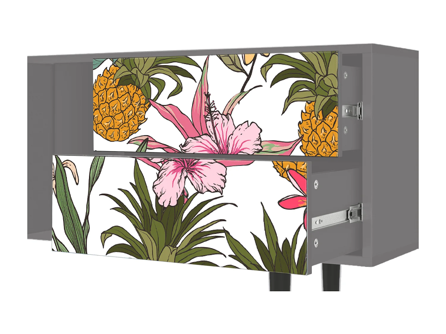 Meuble TV - 170х69х48 cm - T1 - Estival Fruit, Gris