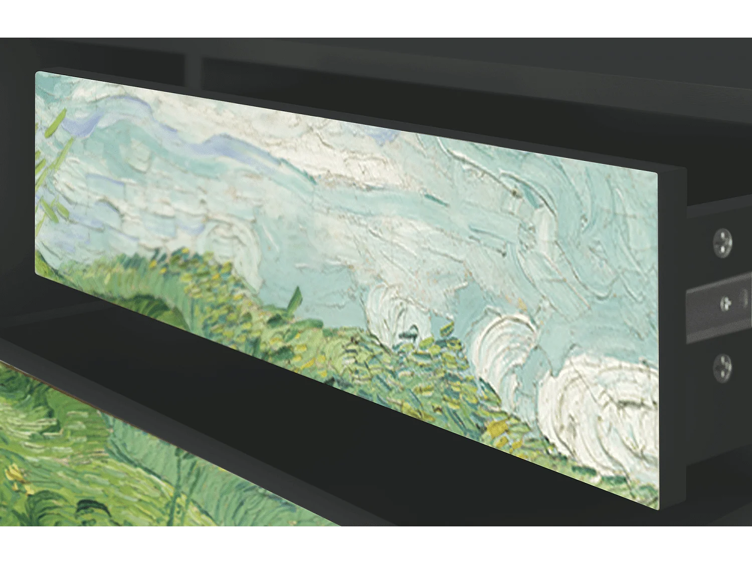 TV-meubel - 170х59х48 cm - T4 - Green Wheat Fields, Antraciet