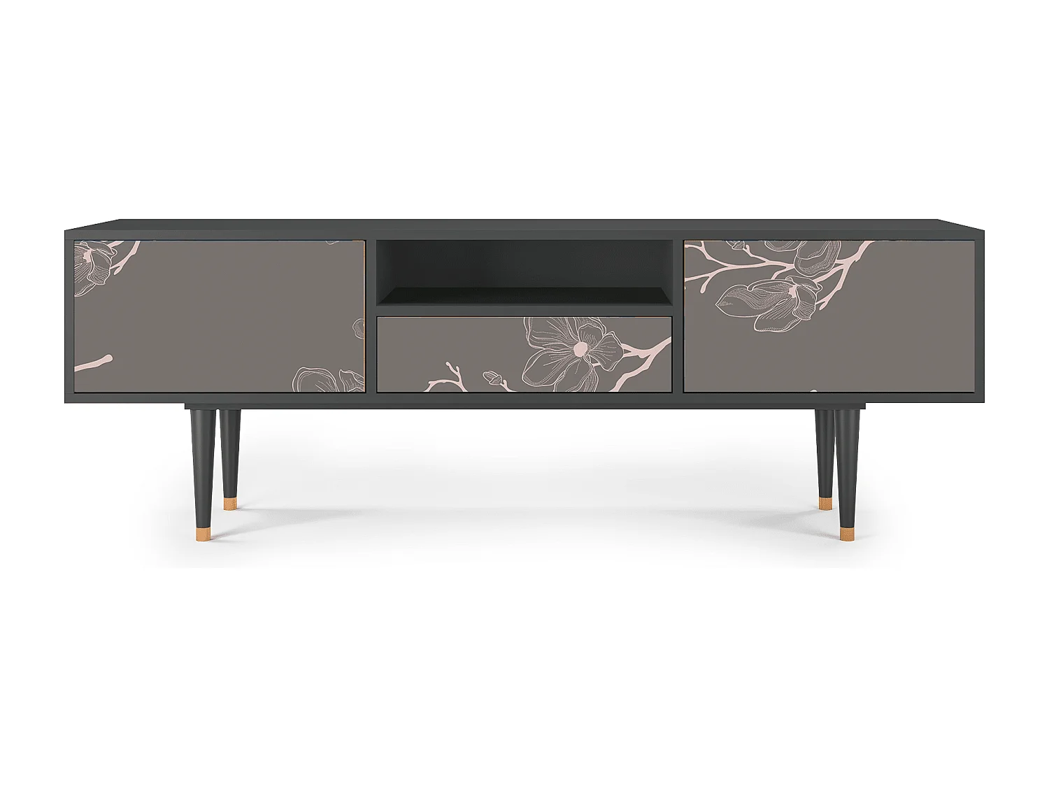 Meuble TV - 170х59х41 cm - T6 - Cherry Blossom, Anthracite