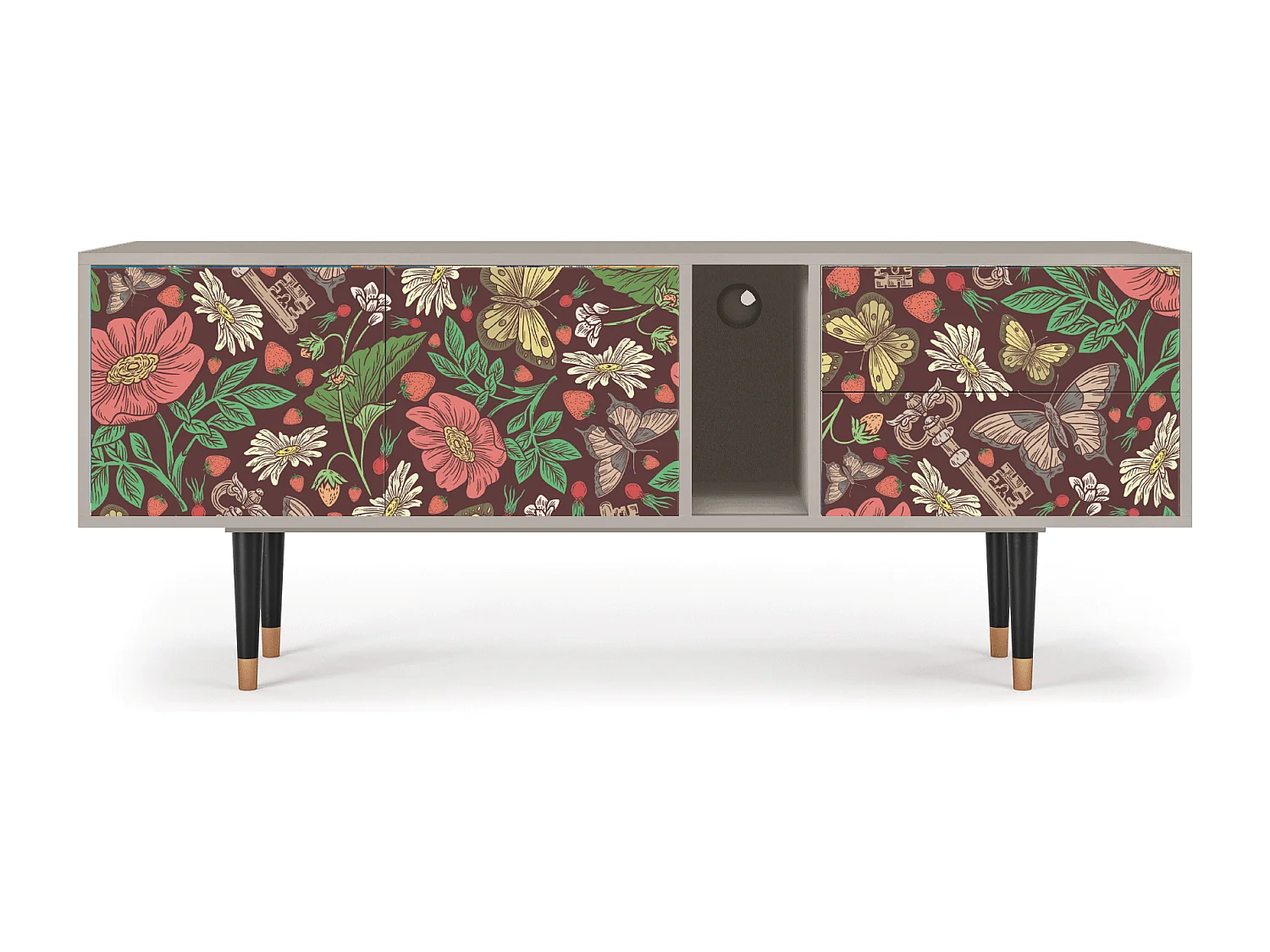 Mueble de TV - 170х69х48 cm - T1 - Alice in Wonderland, Areia