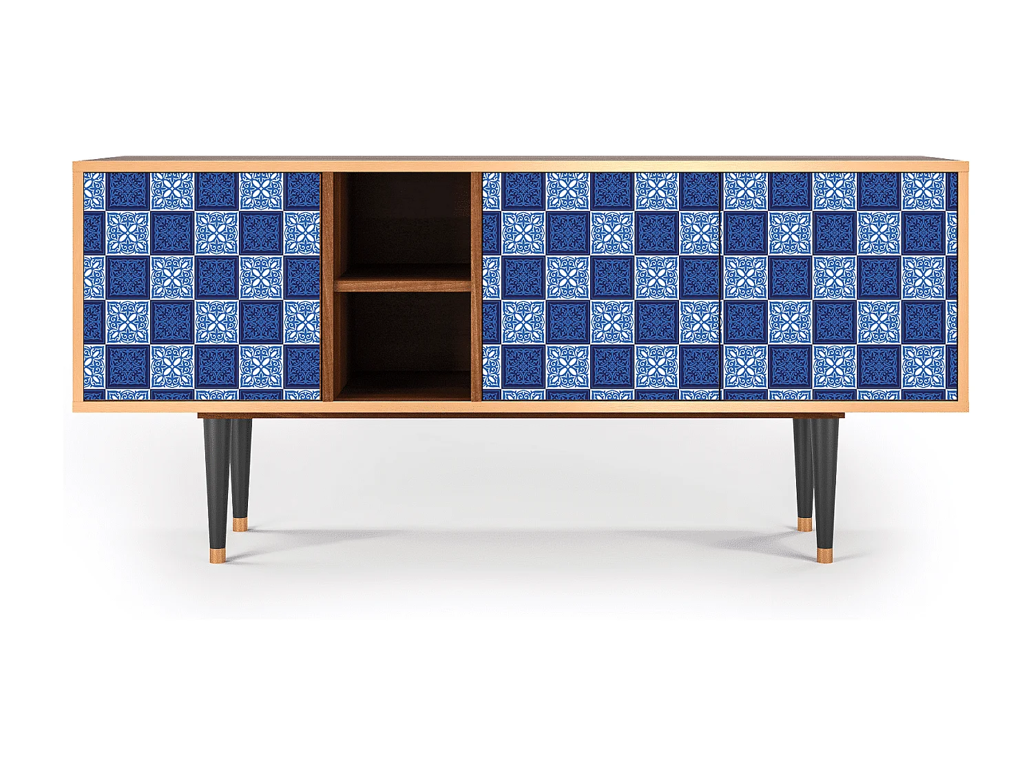 TV-Möbel - 150х69х41 cm - T5 - Light Path, Walnuss