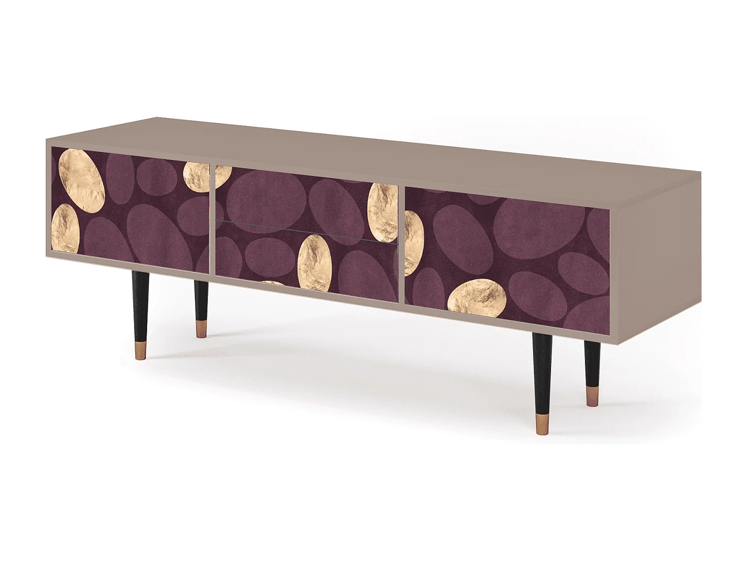 TV-meubel - 170х59х48 cm - T4 - Fine Wine, Latte