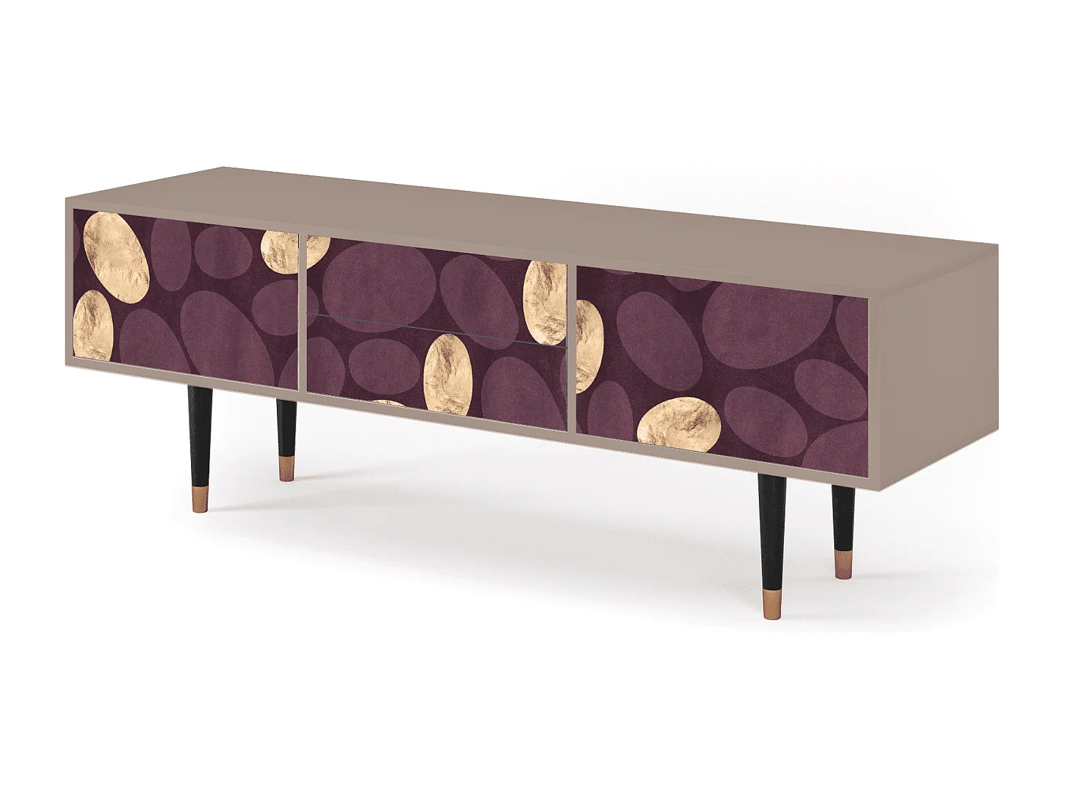 TV-meubel - 170х59х48 cm - T4 - Fine Wine, Latte