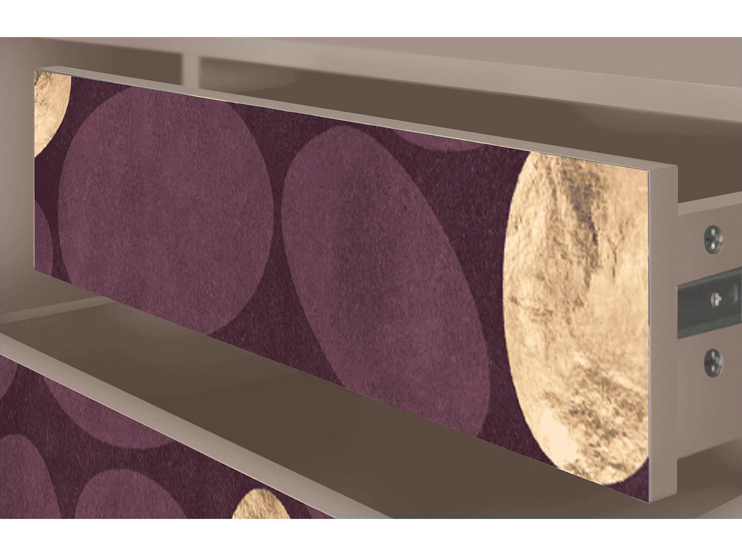 TV-meubel - 170х59х48 cm - T4 - Fine Wine, Latte