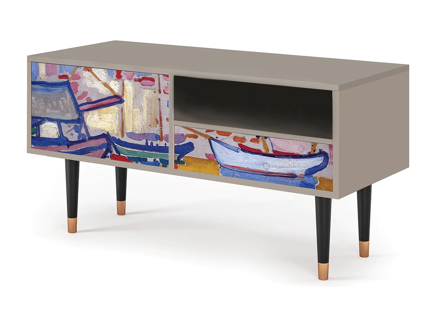 TV-Möbel - 115х59х48 cm - T3 - The Port of Collioure , Sand