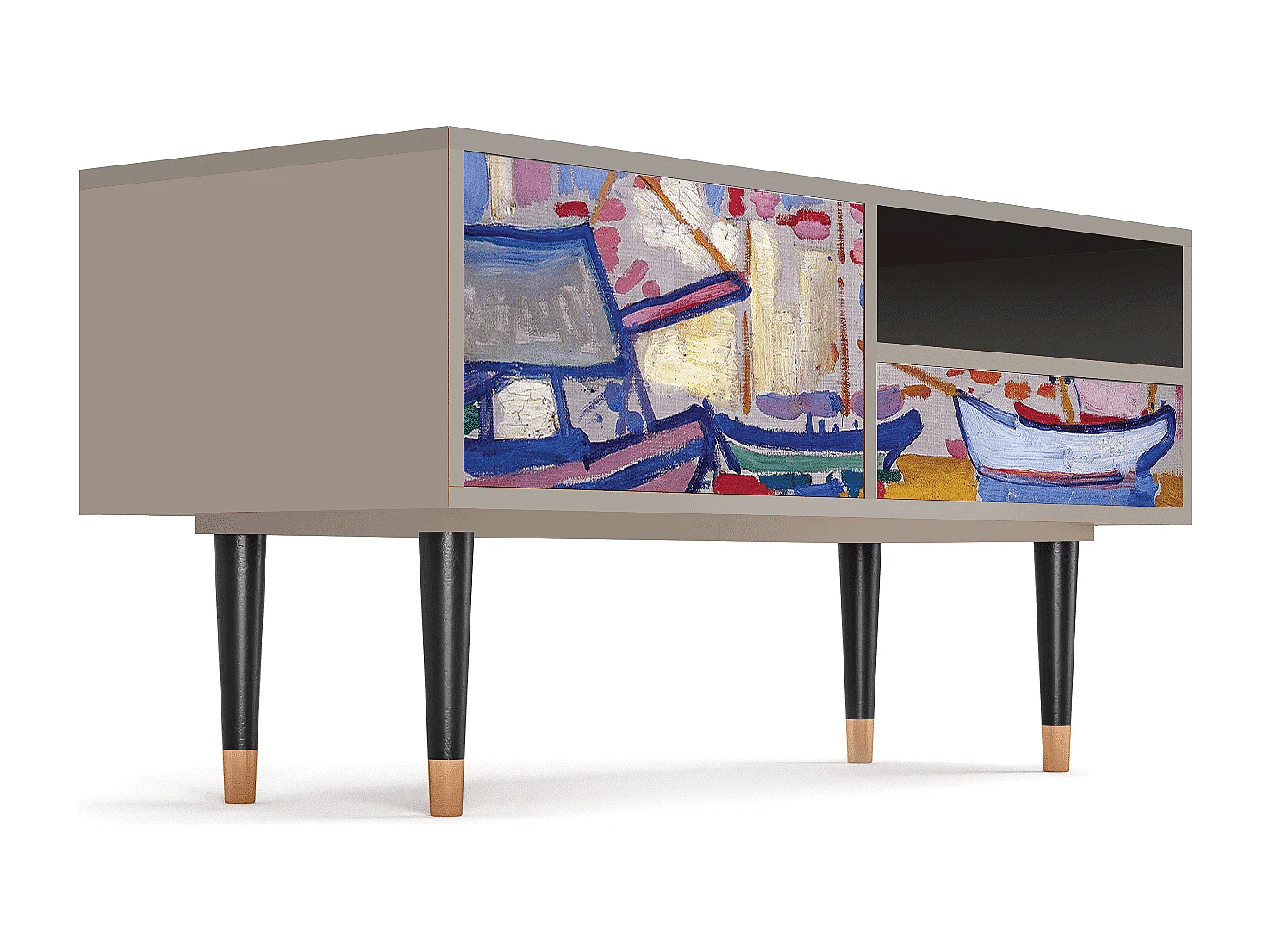 TV-Möbel - 115х59х48 cm - T3 - The Port of Collioure , Sand