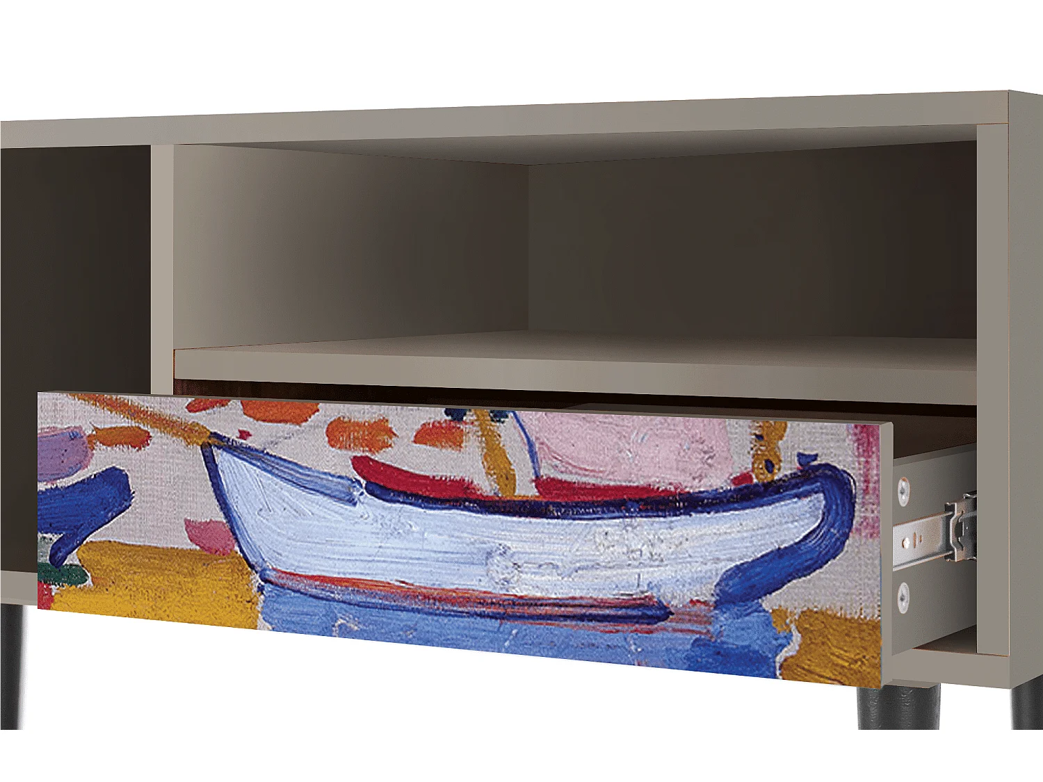 TV-Möbel - 115х59х48 cm - T3 - The Port of Collioure , Sand