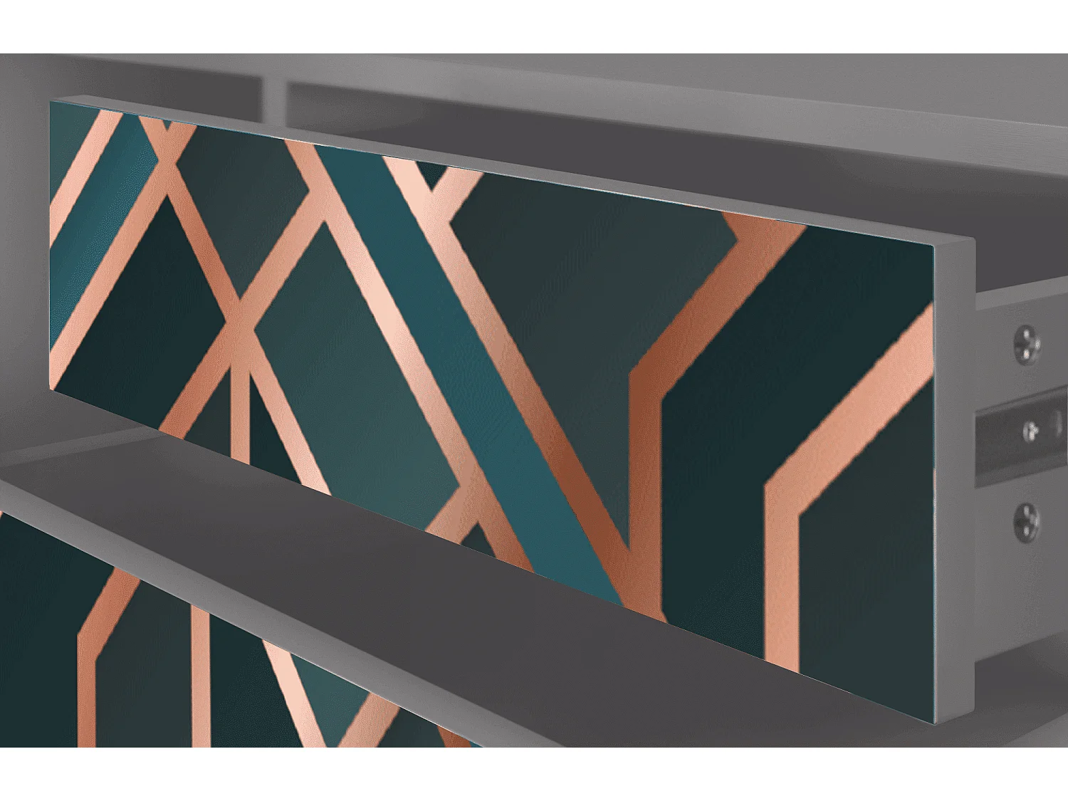 TV-meubel - 170х59х48 cm - T4 - Bronze Crossroad, Grijs