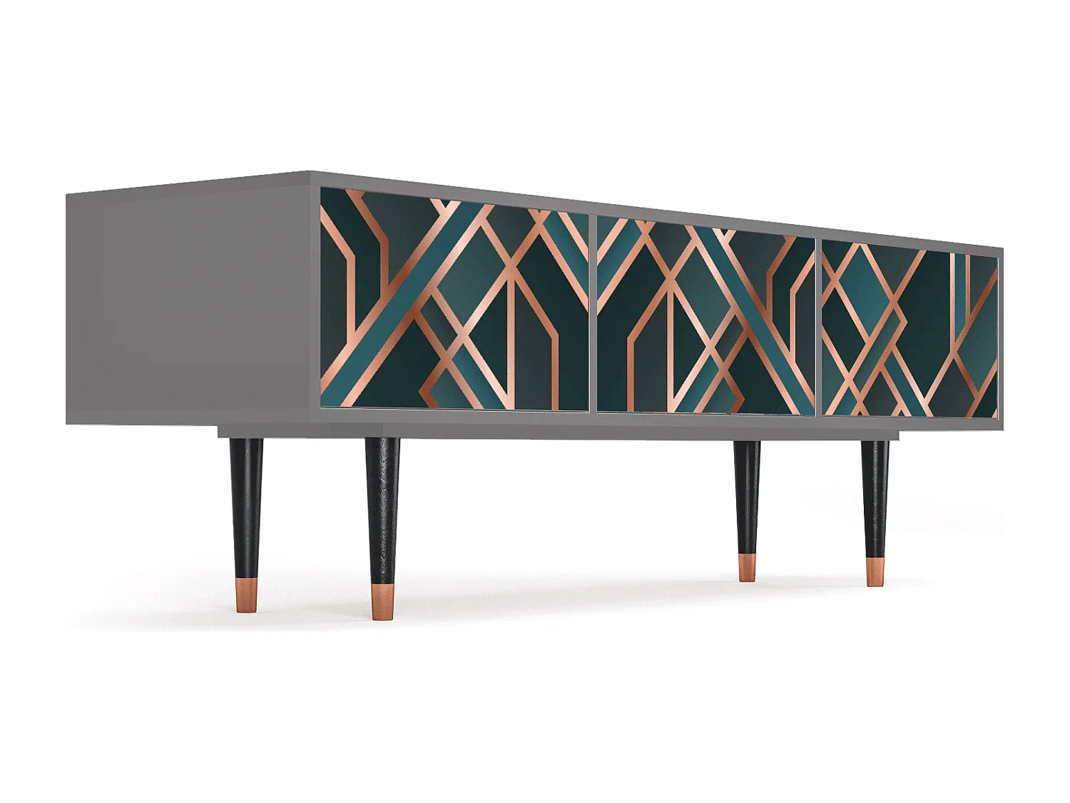 TV-meubel - 170х59х48 cm - T4 - Bronze Crossroad, Grijs