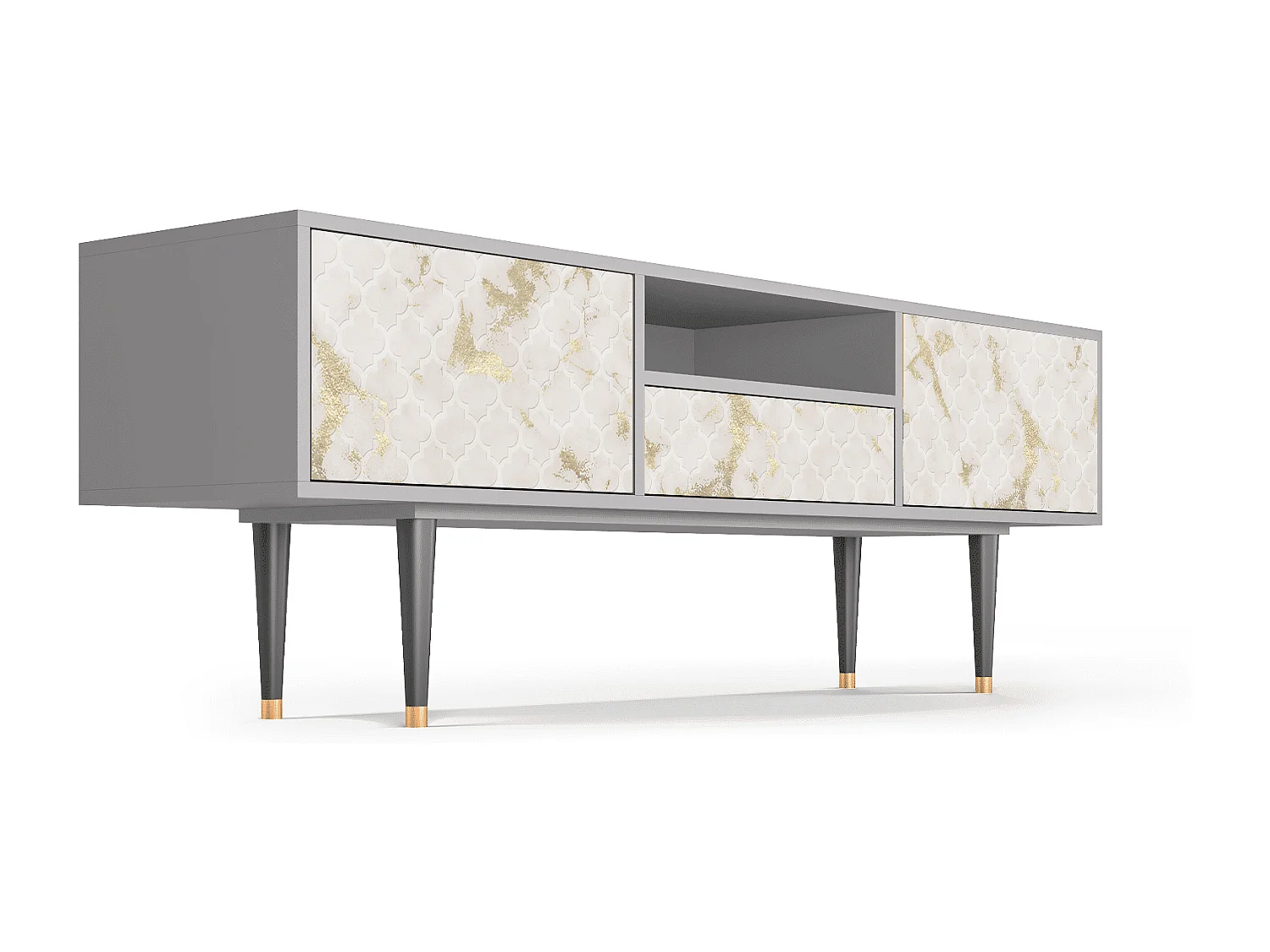 Meuble TV - 170х59х41 cm - T6 - Sahara desert, Gris