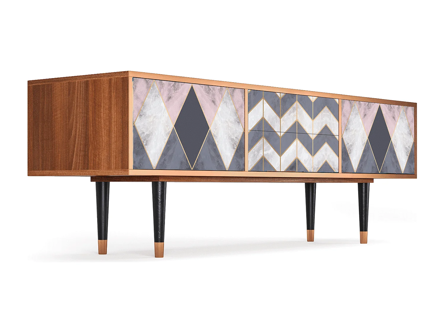 Meuble TV - 170х59х48 cm - T4 - Ideal Harmony, Noyer