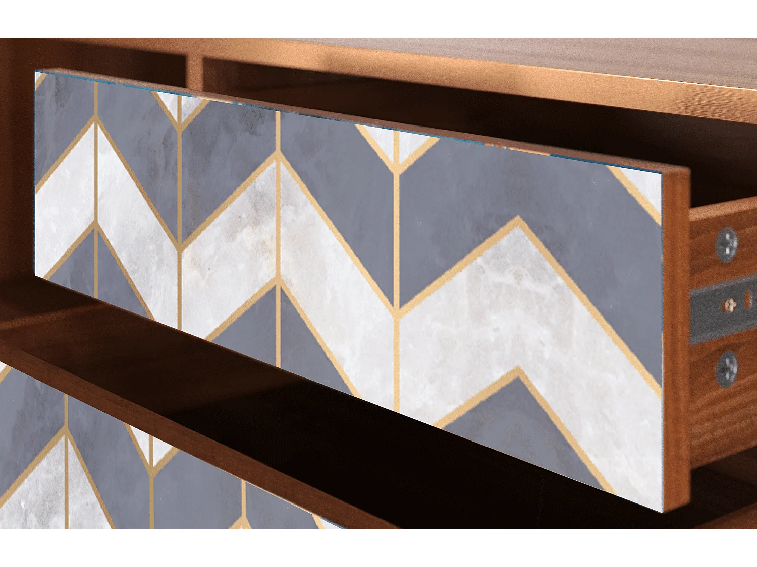 Meuble TV - 170х59х48 cm - T4 - Ideal Harmony, Noyer