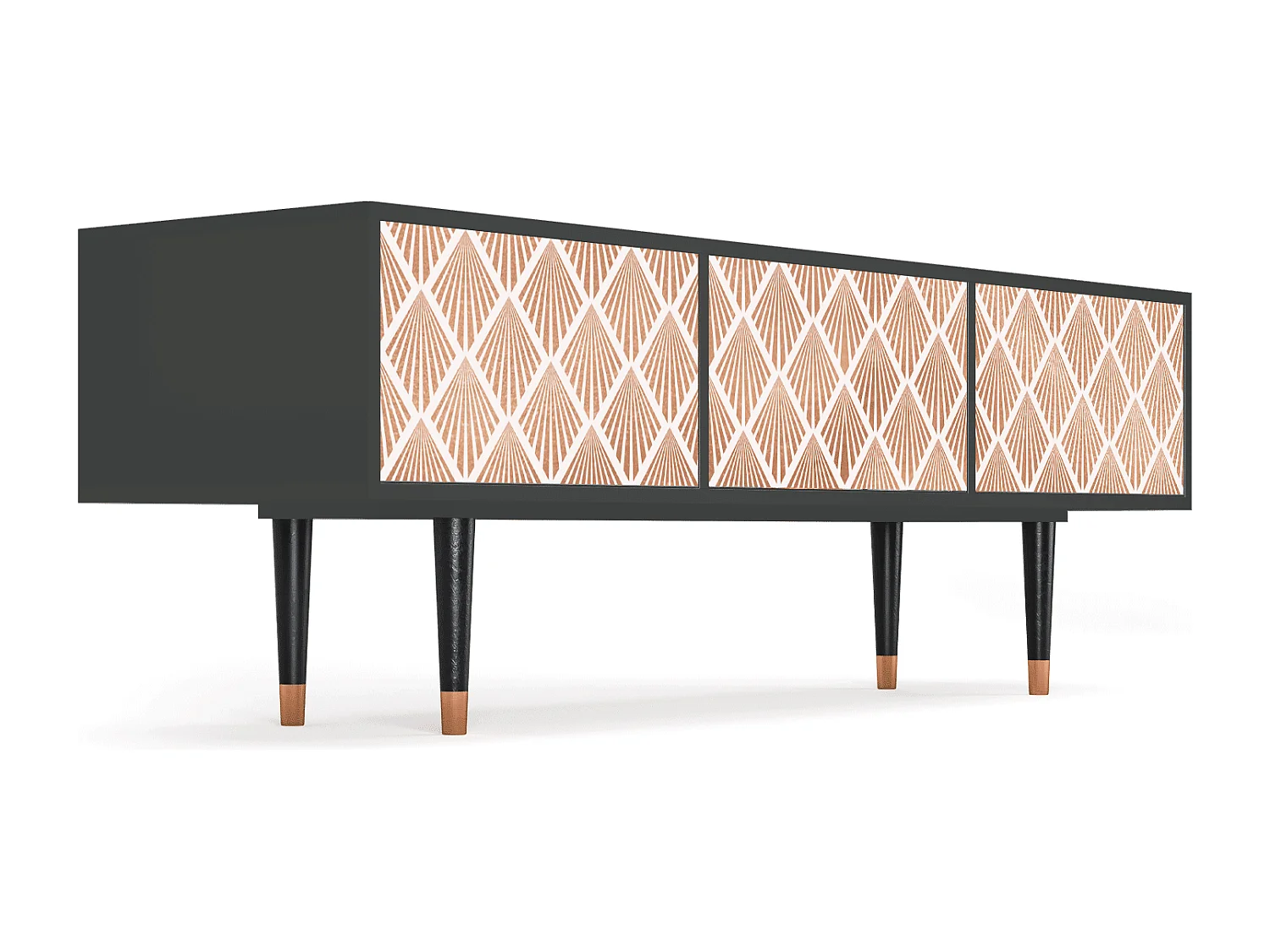 Meuble TV - 170х59х48 cm - T4 - Pastel Sunrise, Anthracite