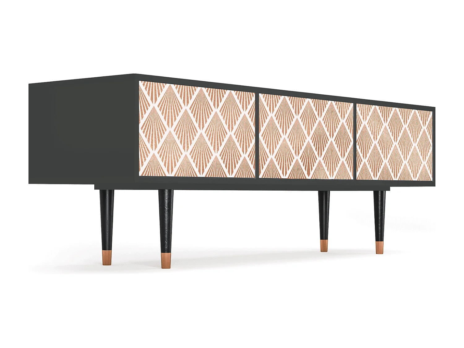 Mobile TV - 170х59х48 cm - T4 - Pastel Sunrise, Antracite