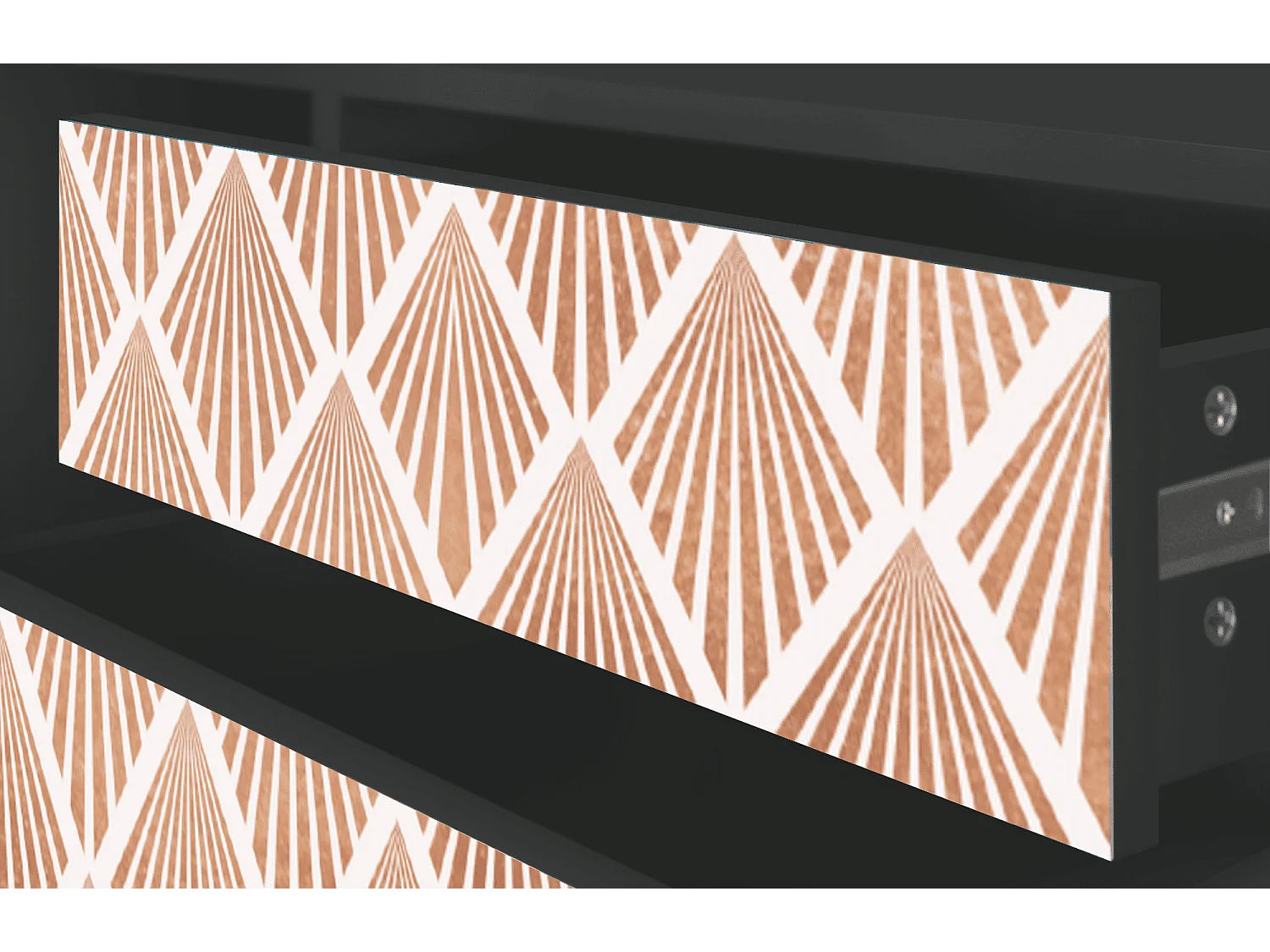 Mobile TV - 170х59х48 cm - T4 - Pastel Sunrise, Antracite