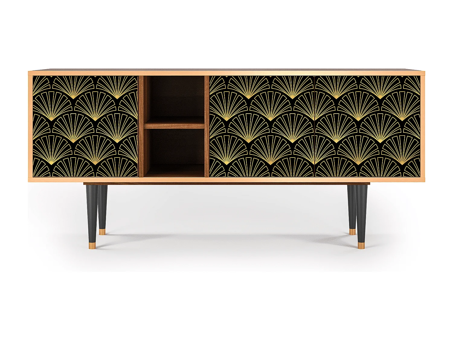 Szafka RTV - 150х69х41 cm - T5 - Bird of Juno, Orzech