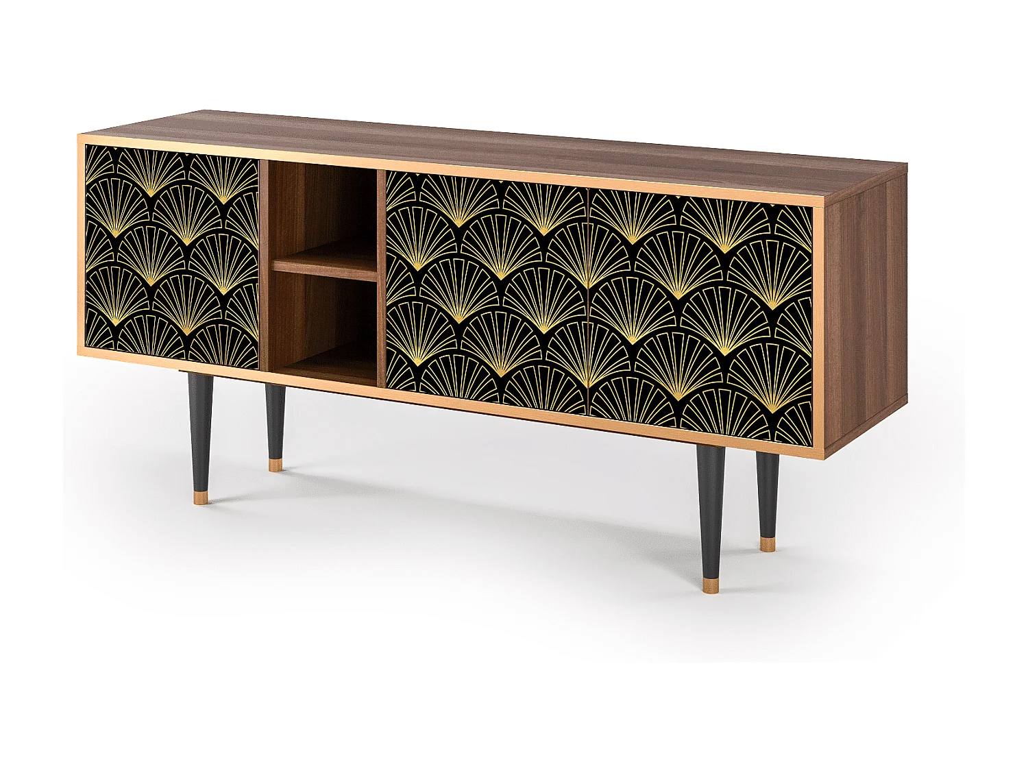 Szafka RTV - 150х69х41 cm - T5 - Bird of Juno, Orzech